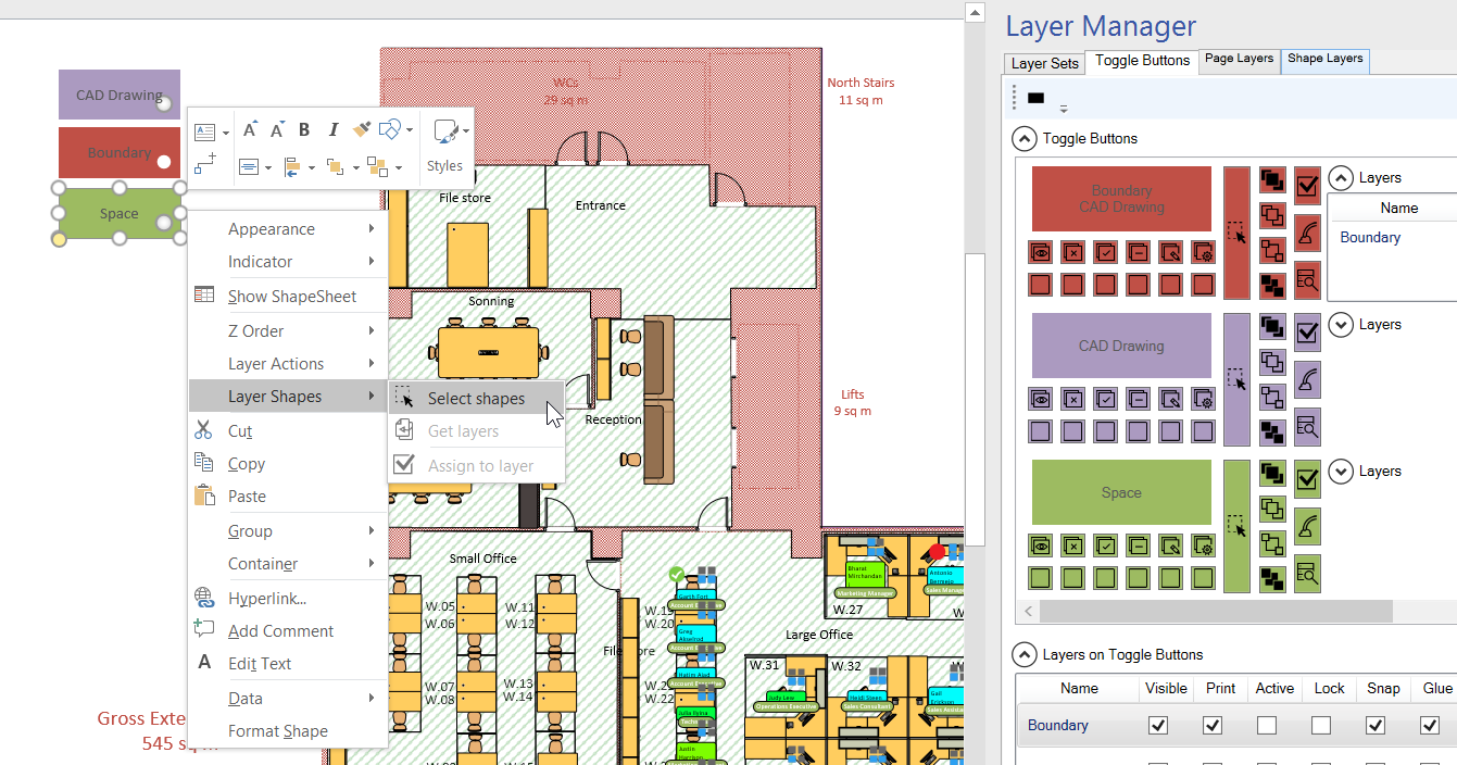 LayerSelectShapes